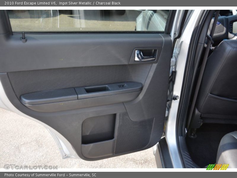Ingot Silver Metallic / Charcoal Black 2010 Ford Escape Limited V6