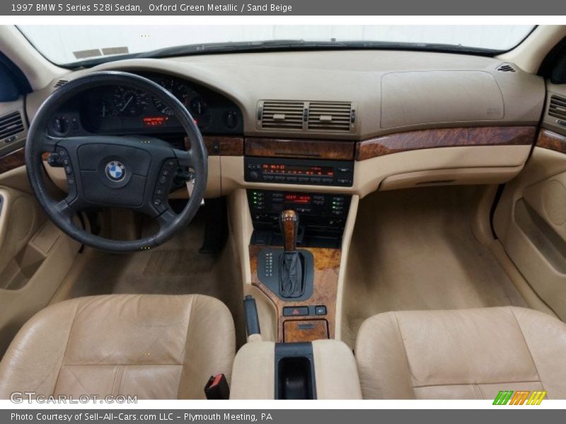 Oxford Green Metallic / Sand Beige 1997 BMW 5 Series 528i Sedan