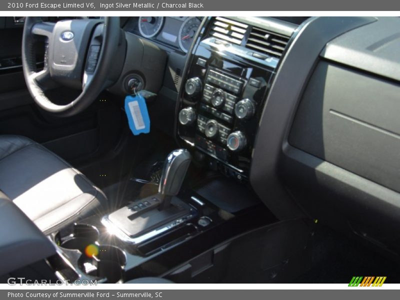 Ingot Silver Metallic / Charcoal Black 2010 Ford Escape Limited V6
