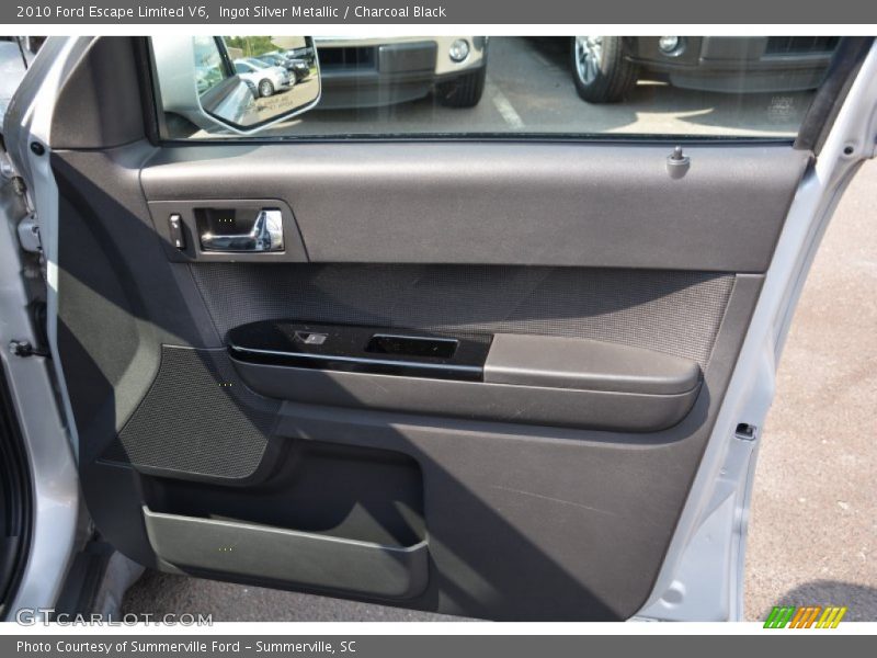 Ingot Silver Metallic / Charcoal Black 2010 Ford Escape Limited V6