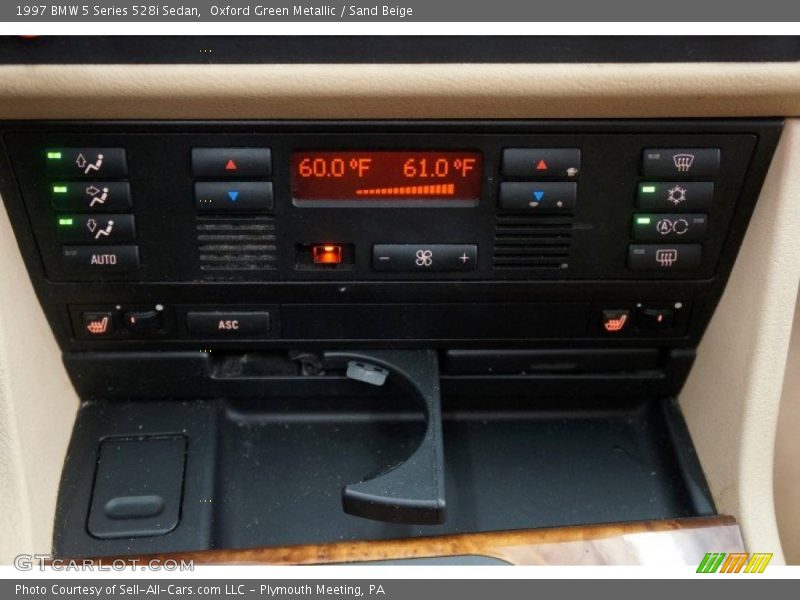 Oxford Green Metallic / Sand Beige 1997 BMW 5 Series 528i Sedan