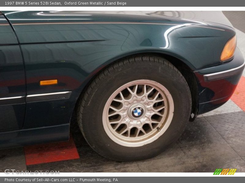 Oxford Green Metallic / Sand Beige 1997 BMW 5 Series 528i Sedan