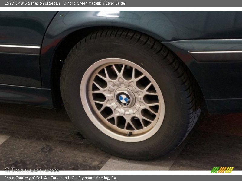 Oxford Green Metallic / Sand Beige 1997 BMW 5 Series 528i Sedan