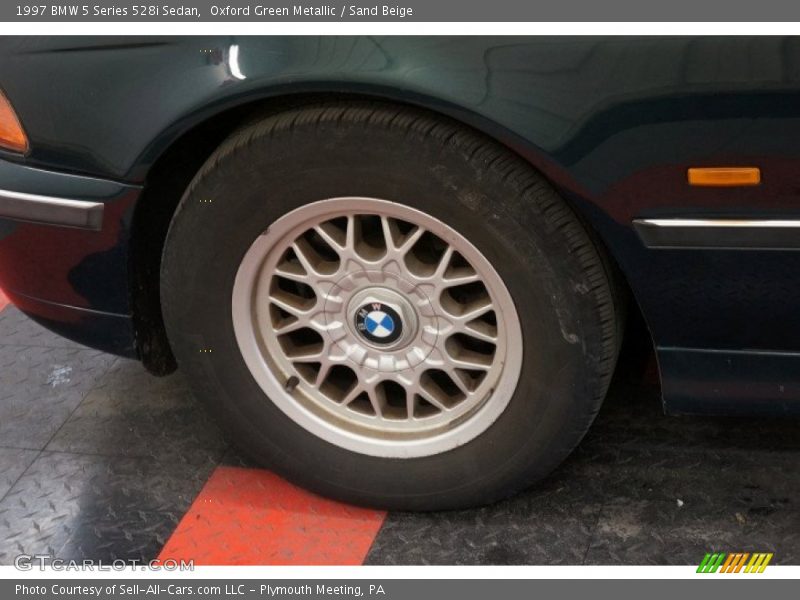 Oxford Green Metallic / Sand Beige 1997 BMW 5 Series 528i Sedan
