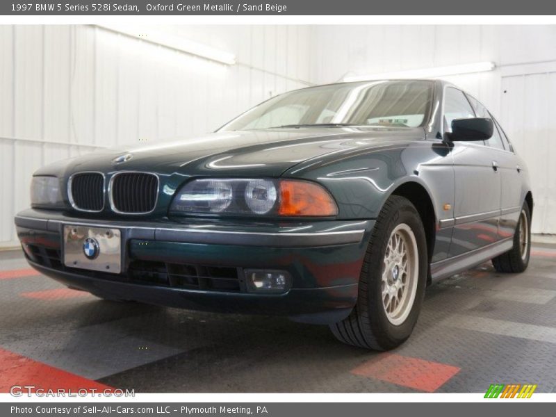 Oxford Green Metallic / Sand Beige 1997 BMW 5 Series 528i Sedan