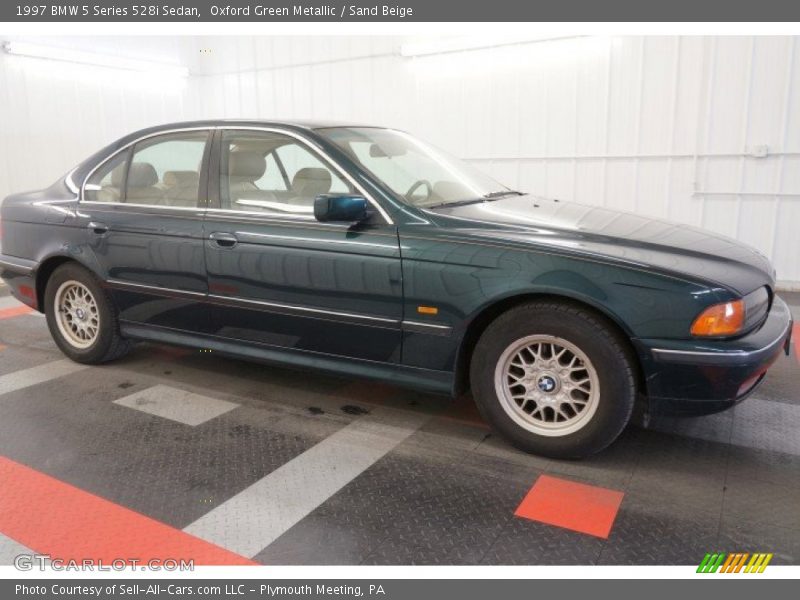Oxford Green Metallic / Sand Beige 1997 BMW 5 Series 528i Sedan