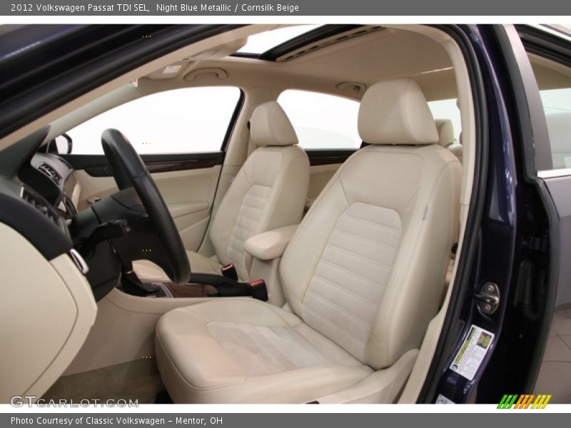 Front Seat of 2012 Passat TDI SEL