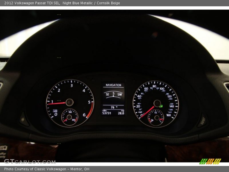  2012 Passat TDI SEL TDI SEL Gauges