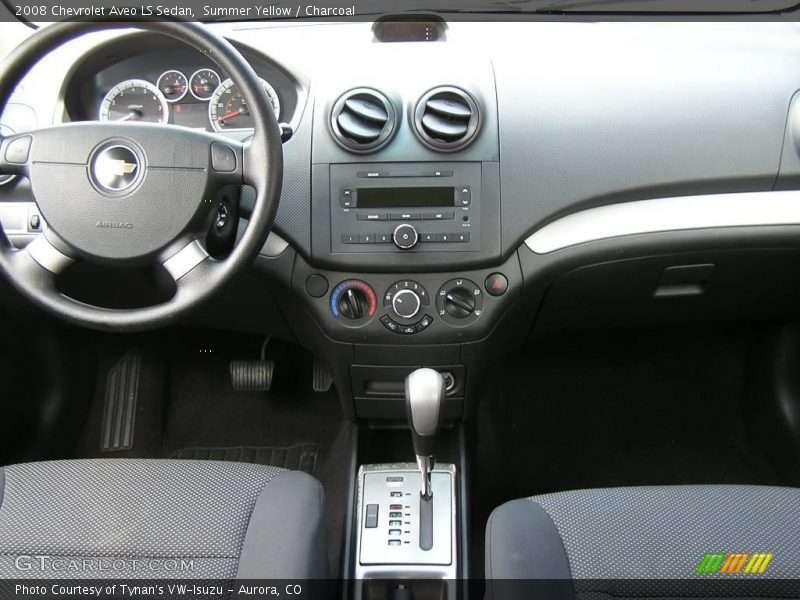 Summer Yellow / Charcoal 2008 Chevrolet Aveo LS Sedan