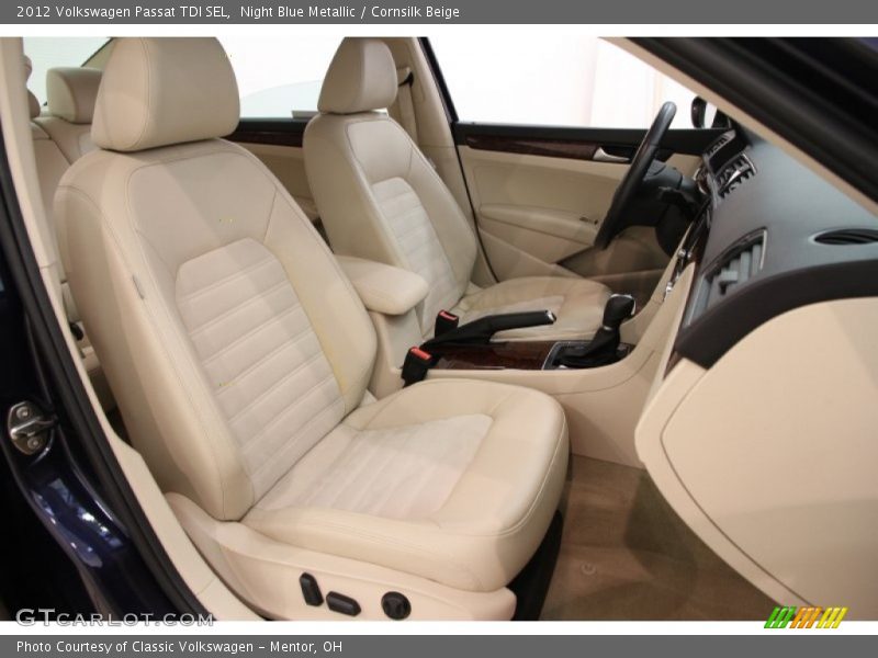 Front Seat of 2012 Passat TDI SEL