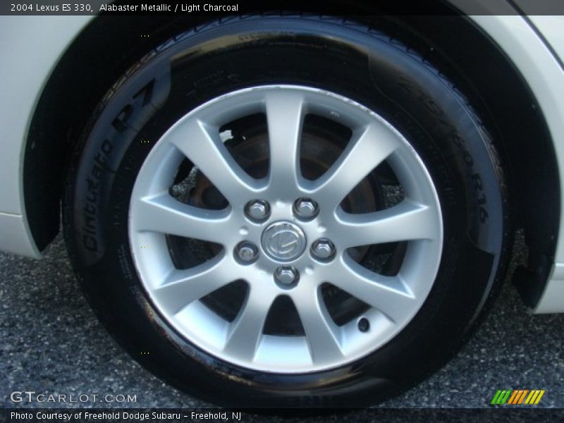 Alabaster Metallic / Light Charcoal 2004 Lexus ES 330