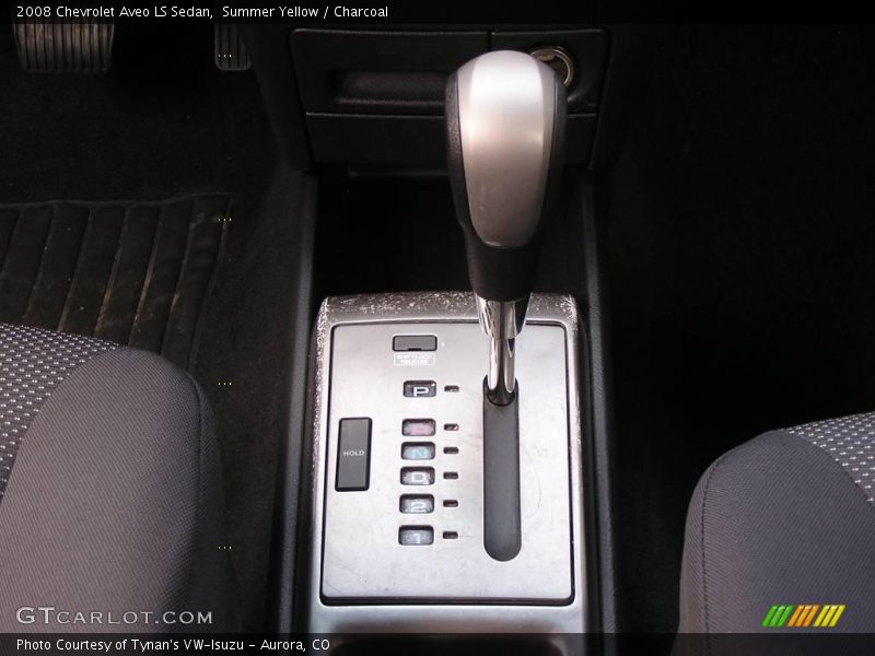 Summer Yellow / Charcoal 2008 Chevrolet Aveo LS Sedan