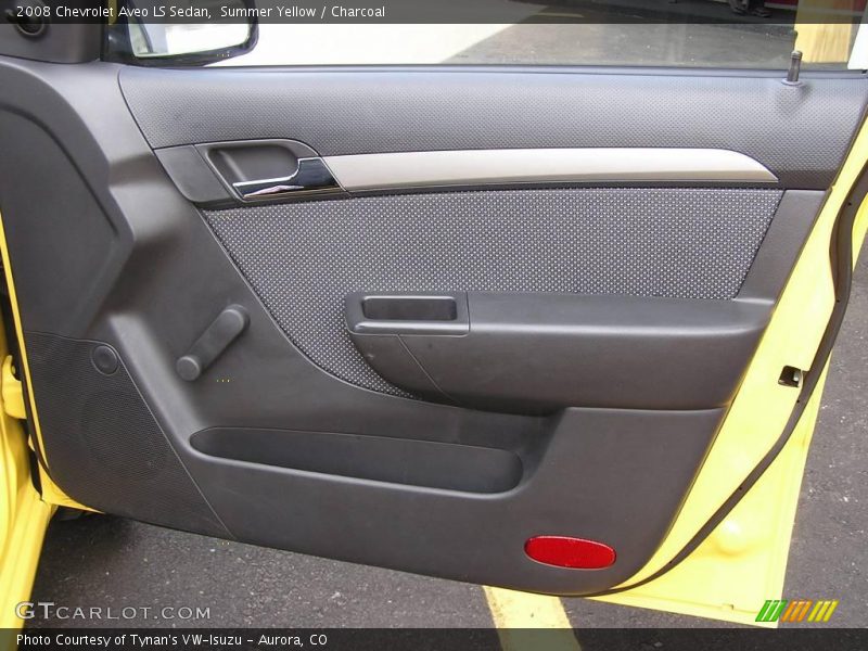 Summer Yellow / Charcoal 2008 Chevrolet Aveo LS Sedan