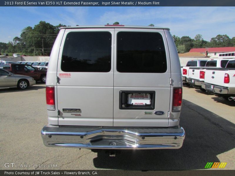 Ingot Silver Metallic / Medium Flint 2013 Ford E Series Van E350 XLT Extended Passenger