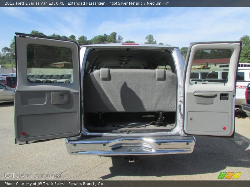 Ingot Silver Metallic / Medium Flint 2013 Ford E Series Van E350 XLT Extended Passenger