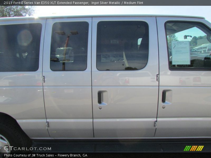 Ingot Silver Metallic / Medium Flint 2013 Ford E Series Van E350 XLT Extended Passenger