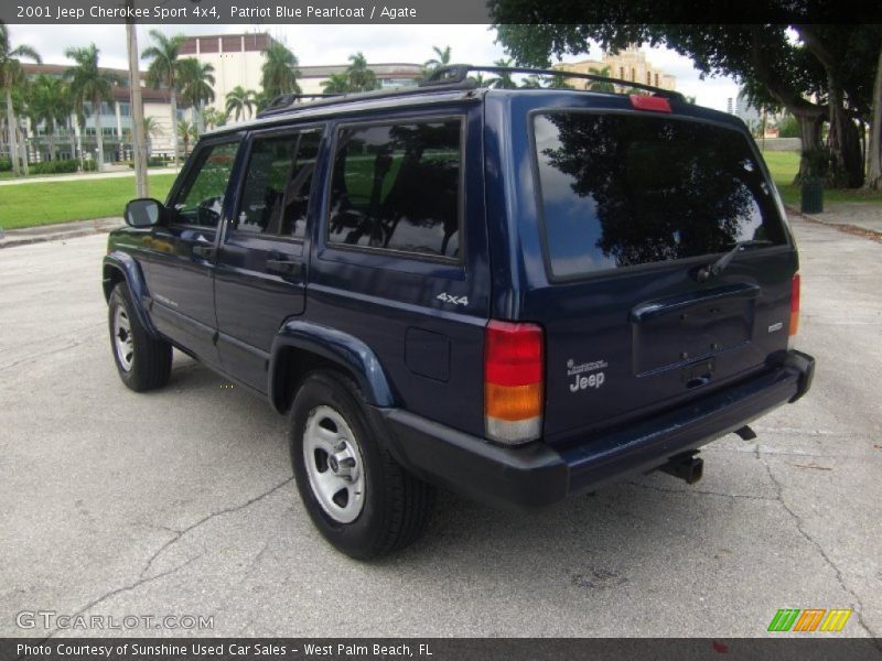 Patriot Blue Pearlcoat / Agate 2001 Jeep Cherokee Sport 4x4