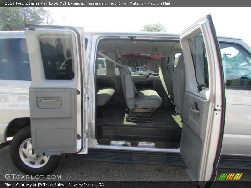 Ingot Silver Metallic / Medium Flint 2013 Ford E Series Van E350 XLT Extended Passenger