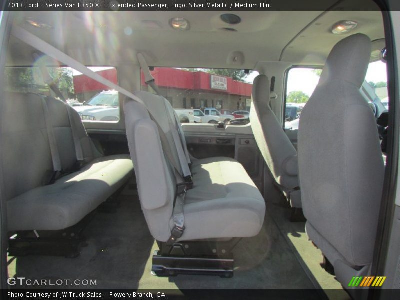 Ingot Silver Metallic / Medium Flint 2013 Ford E Series Van E350 XLT Extended Passenger