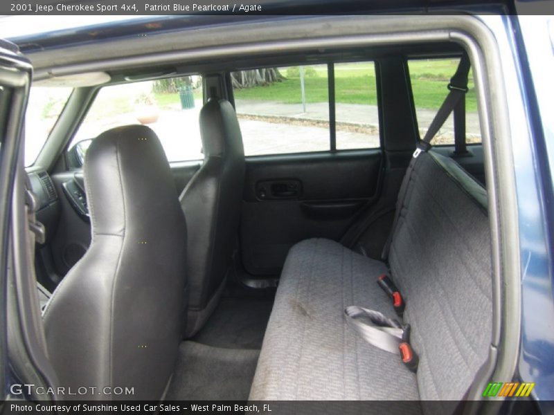 Patriot Blue Pearlcoat / Agate 2001 Jeep Cherokee Sport 4x4