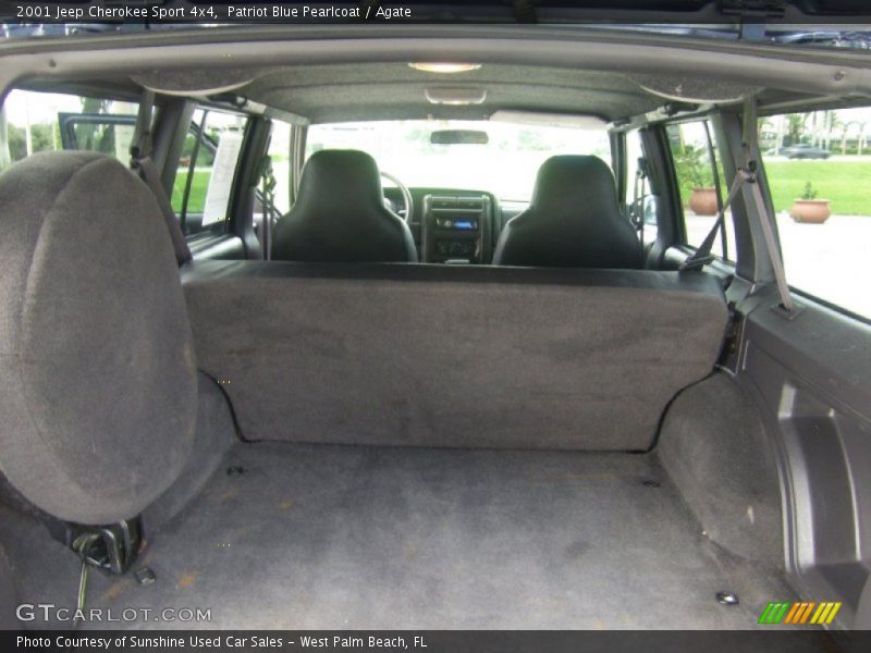 Patriot Blue Pearlcoat / Agate 2001 Jeep Cherokee Sport 4x4