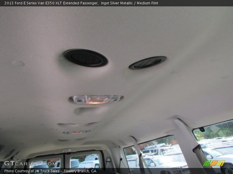 Ingot Silver Metallic / Medium Flint 2013 Ford E Series Van E350 XLT Extended Passenger