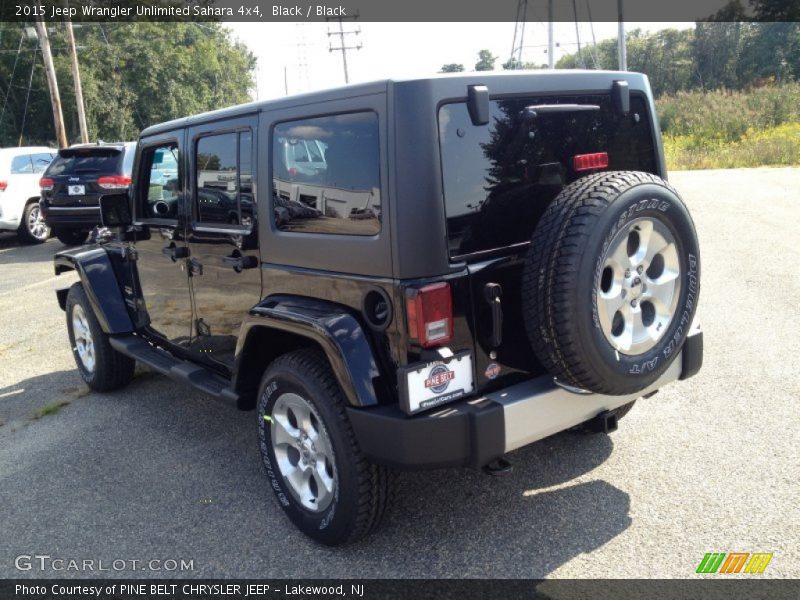 Black / Black 2015 Jeep Wrangler Unlimited Sahara 4x4