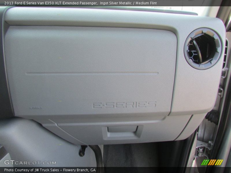 Ingot Silver Metallic / Medium Flint 2013 Ford E Series Van E350 XLT Extended Passenger