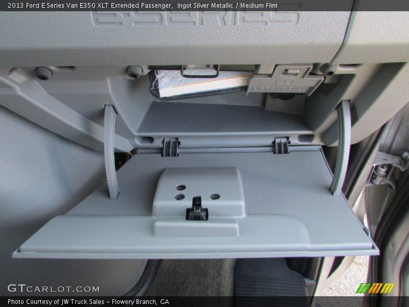 Ingot Silver Metallic / Medium Flint 2013 Ford E Series Van E350 XLT Extended Passenger