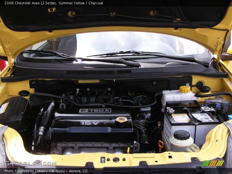 Summer Yellow / Charcoal 2008 Chevrolet Aveo LS Sedan