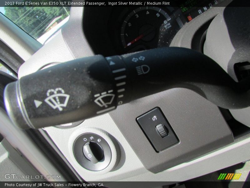 Ingot Silver Metallic / Medium Flint 2013 Ford E Series Van E350 XLT Extended Passenger
