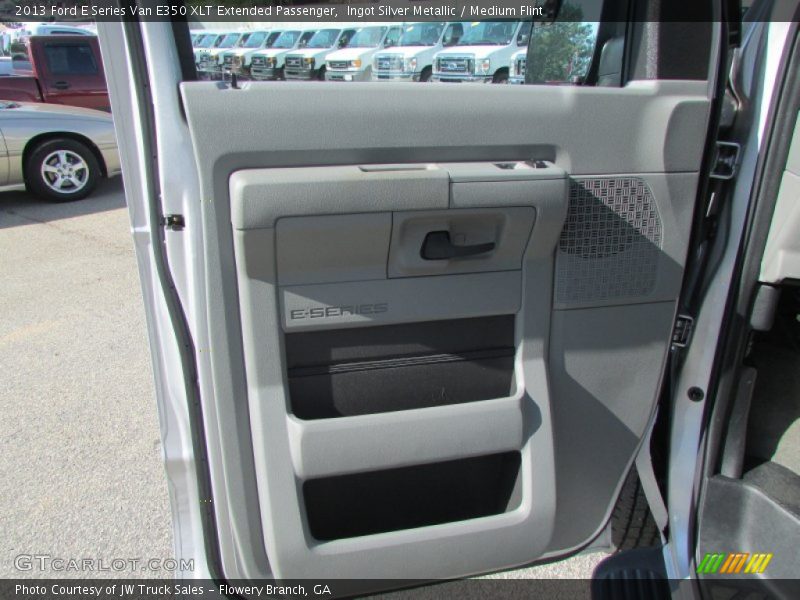 Ingot Silver Metallic / Medium Flint 2013 Ford E Series Van E350 XLT Extended Passenger