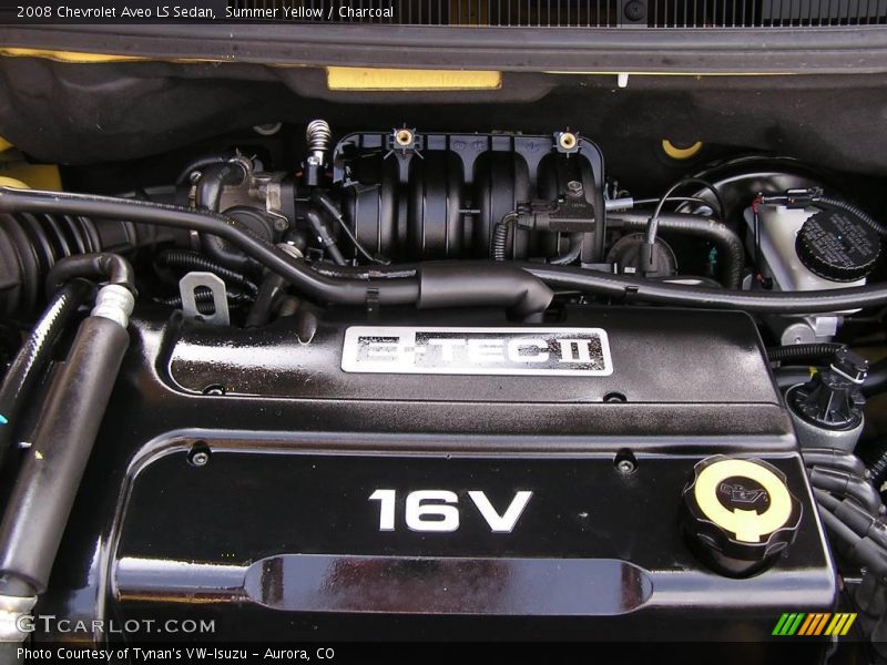 Summer Yellow / Charcoal 2008 Chevrolet Aveo LS Sedan