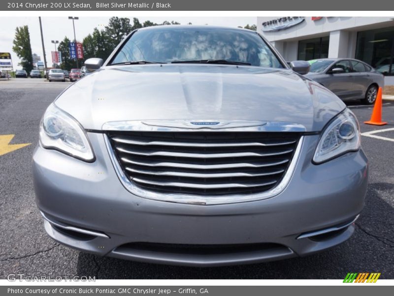 Billet Silver Metallic / Black 2014 Chrysler 200 LX Sedan