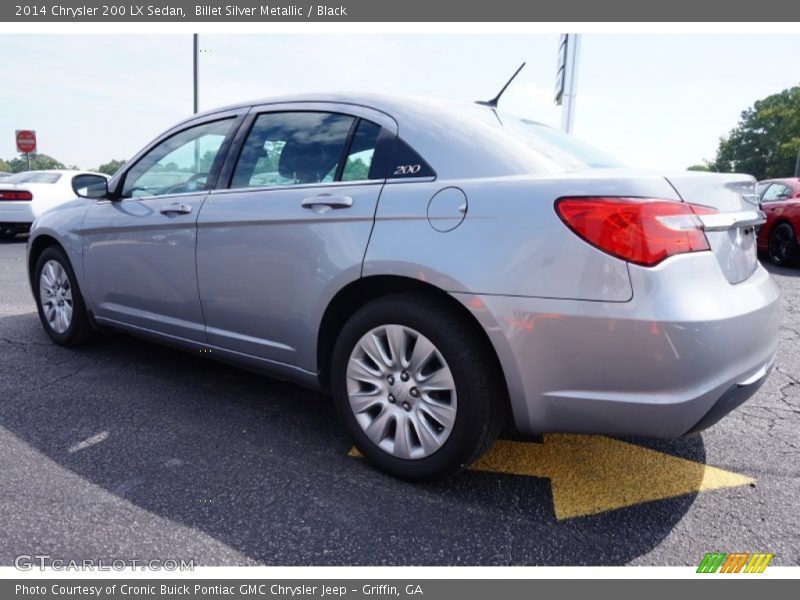 Billet Silver Metallic / Black 2014 Chrysler 200 LX Sedan