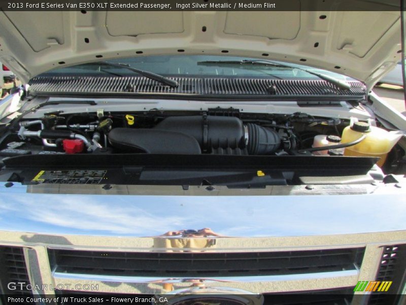 Ingot Silver Metallic / Medium Flint 2013 Ford E Series Van E350 XLT Extended Passenger