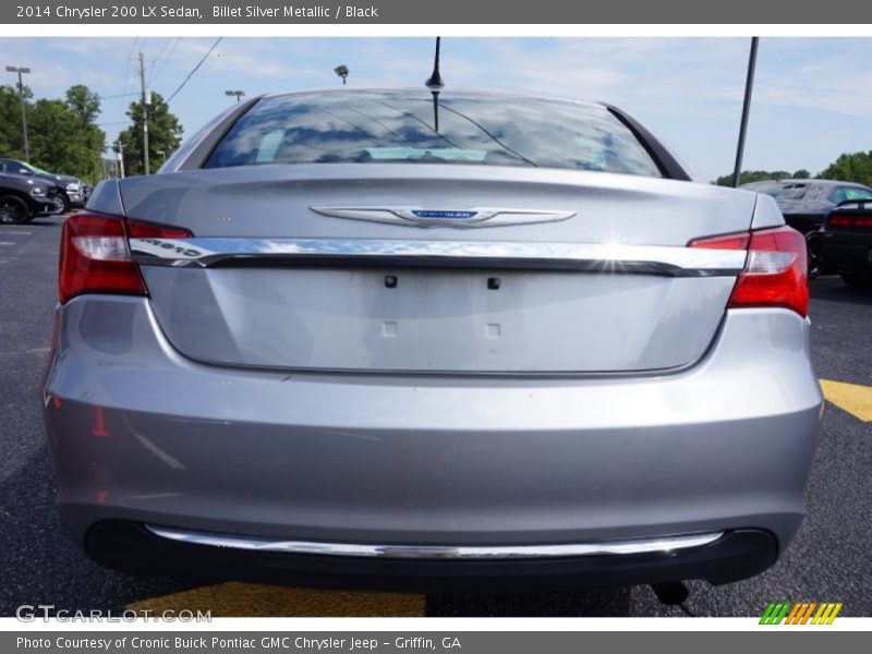 Billet Silver Metallic / Black 2014 Chrysler 200 LX Sedan
