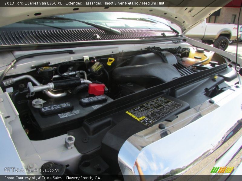 Ingot Silver Metallic / Medium Flint 2013 Ford E Series Van E350 XLT Extended Passenger