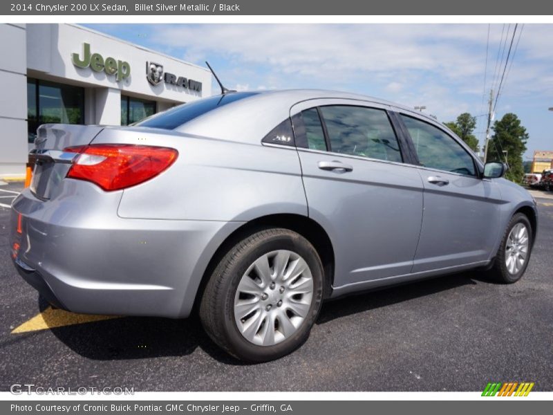 Billet Silver Metallic / Black 2014 Chrysler 200 LX Sedan