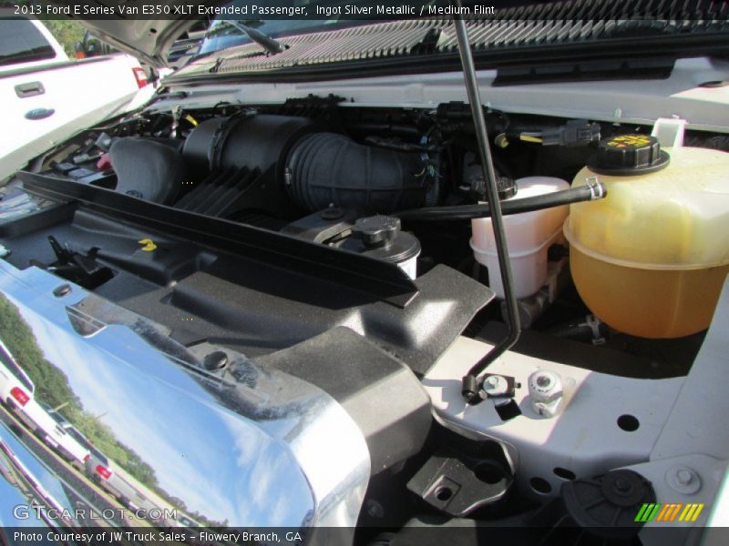 Ingot Silver Metallic / Medium Flint 2013 Ford E Series Van E350 XLT Extended Passenger