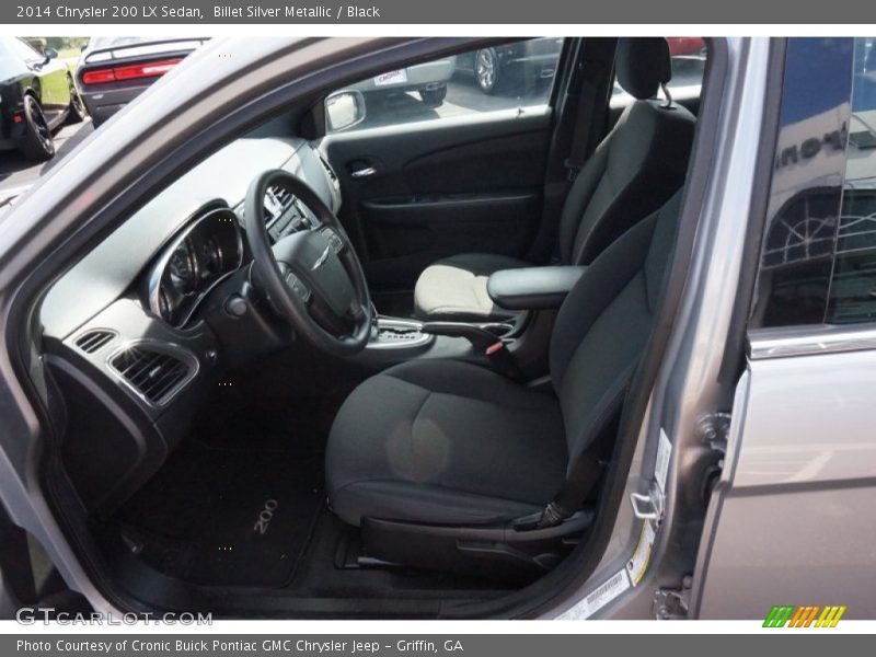 Billet Silver Metallic / Black 2014 Chrysler 200 LX Sedan
