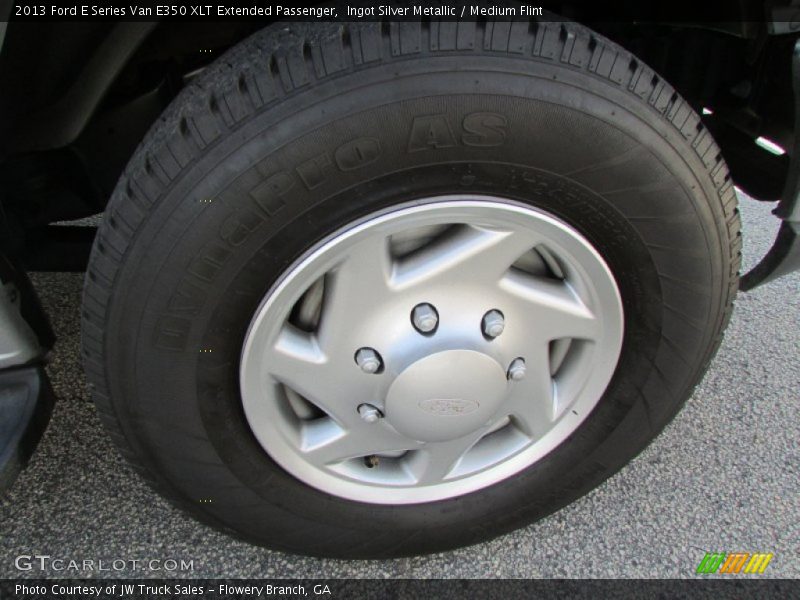 Ingot Silver Metallic / Medium Flint 2013 Ford E Series Van E350 XLT Extended Passenger