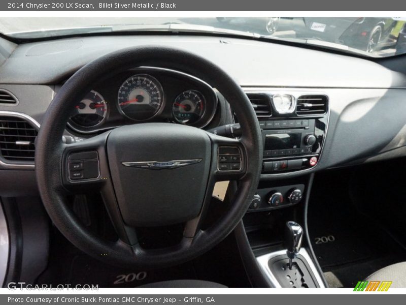 Billet Silver Metallic / Black 2014 Chrysler 200 LX Sedan