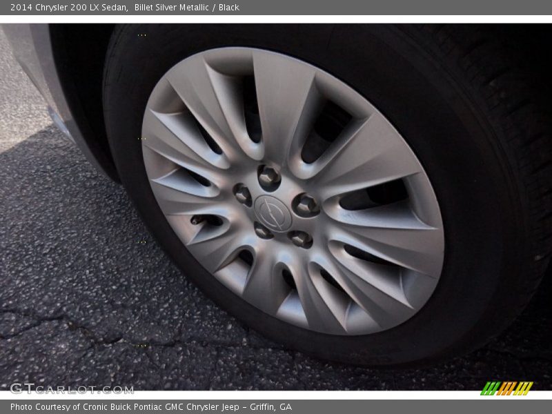 Billet Silver Metallic / Black 2014 Chrysler 200 LX Sedan
