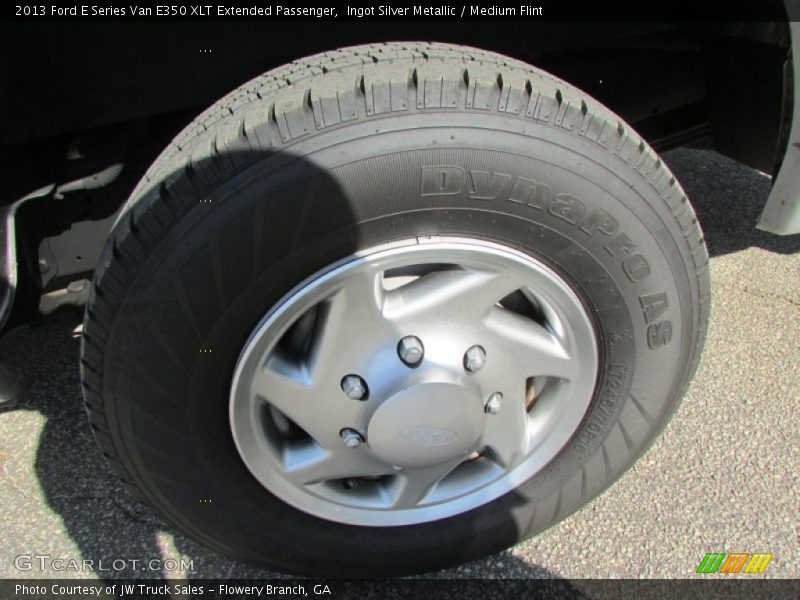 Ingot Silver Metallic / Medium Flint 2013 Ford E Series Van E350 XLT Extended Passenger