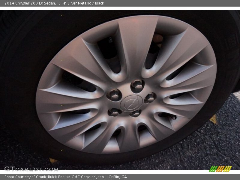 Billet Silver Metallic / Black 2014 Chrysler 200 LX Sedan