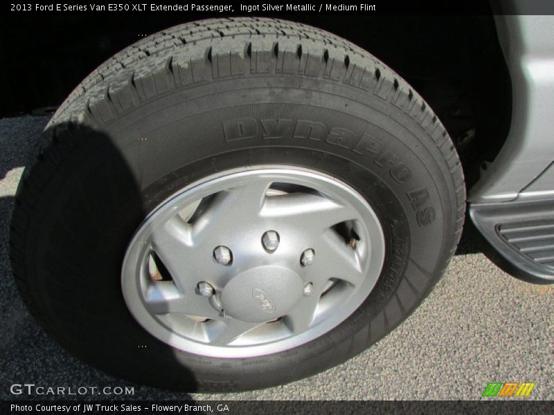 Ingot Silver Metallic / Medium Flint 2013 Ford E Series Van E350 XLT Extended Passenger