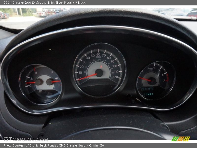 Billet Silver Metallic / Black 2014 Chrysler 200 LX Sedan