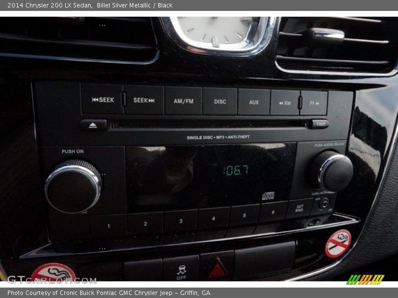 Billet Silver Metallic / Black 2014 Chrysler 200 LX Sedan