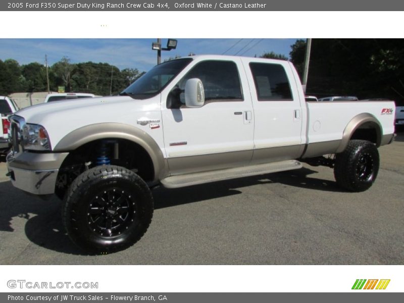 Oxford White / Castano Leather 2005 Ford F350 Super Duty King Ranch Crew Cab 4x4